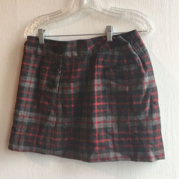 EUC Gap Plaid Skirt Sz 4 - Picture 2 of 5